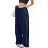 Y2k Women Drawstring Jogger Pants Streetwear Korean Harajuku Parachute Pants Men Sports Sweatpants Wide Leg Trousers Clothes 240108