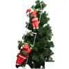 Christmas Decorations Santa Claus Climbing Ladder Doll Tree Hanging Decoration Indoor Door Wall Pendant Year Gifts Drop Delivery Home Otrar