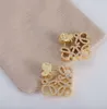 Hoop Huggie orecchini firmati placcati oro 18 carati designer di gioielli per le donne orecchini di perle orecchini gioielli per feste di matrimonio designer AA