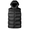 7XL hiver hommes vestes à capuche gilets sans manches hommes décontracté coupe-vent chaud gilet printemps automne gilet mâle 240108