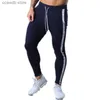 Mäns byxor Autumn New Men's Casual Pants Loose Running Training Sports Pants Europe och USA Patched Foot Pants T240108