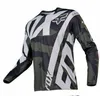 T-shirt da uomo Foxx Head Foxx Tld Downwear Ciclismo Maglia a manica lunga Estate Moto da corsa Abbigliamento sportivo da fondo