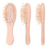 Bamboo Bristles Detangling Wooden Hair Brush Wet or Dry Oval Hairbrush 16453cm for Women Men and Kids 481 V22134782