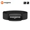 Magene h303 sensor de frequência cardíaca bluetooth formiga atualização h64 hr monitor com cinta peito modo duplo computador bicicleta esportes banda cinto 240106