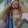 12 30 cm Micro Preemie Full Body Silicone Baby Doll Life Reborn Doll Surprise Children Anti-Stress 240106