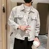 Giubbotti da uomo Coreano Primavera E Autunno Giacca 2024 Harajuku Stampato Casual Uomo Oversize Frangivento Cappotti Ragazzi Outwear Vestiti