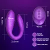 Omysky Wireless Vibrator Simulate G spot Anal Double head Vibrate For Adult Waterproof USB Charge Mute Cshape Dildo CX200708 ZZ