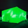 Hurtowe spersonalizowane 4x4Meters LED oświetlone nadmuchiwane namiotki Kostka kwadratowe wysadza w powietrze stoisko fotograficzne na imprezę na kemping