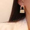 Charm Womens Designer Küpe Mektup Studs Heart Eardrop Lüks 18K Altın Kaplama Kristal Rhinestone İnci Küpe Marka Saplama Voguish Düğün Mücevher Partisi Hediyeler