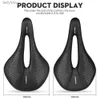 Bike Saddles TOSEEK Full Carbon Saddle MTB/Road 143/155MM Bike Saddle Super Light Leather Carbon Cushions 135g Carbon Rails Bicycle SeatL240108