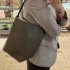 Vit den 3Size Row Park Tote Bag for Woman S Handbag Designer Shoulder Bucket Womens väskor Mens äkta läder pochette crossbody Clutch Houlder s