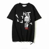 Designermode Luxurys Offs Kleding Heren en Dames Losse T-shirts Tops Man Casual Straat Graffiti Shirt Sweatshirt Heren T-shirts Wit Oversized Sv