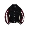 Hommes Biker Veste Designer Hommes Baseball Porter Marque De Luxe École Équipe Baseball Mode Dames Lettre Brodée Motif Simple Boutonnage Street Wear vestes pour femmes