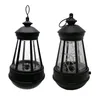 1 مجموعة 2 أنماط 2V 40MA جودة عالية LED LED Solar Hanging Light Retro Garden Garden Watio Synd Outdoor Decorative Home 240108