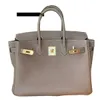 Designer Woman Handbag Bag New Fashion Versatile Togo Leather Handbag 30/35 Bride with logo B K