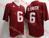 Mac Jones Devonta Smith Alabama Futebol Jersey 7 Trevon Diggs 2 Patrick Surtain II 4 Jalen Milroe Costura Alabama Crimson Tide Jerseys