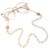 Papillon Rose trèfle à quatre feuilles chaîne de lunettes en métal lunettes de soleil de mode crochet de cou Anti perte masque chaîne casque lanière lunettes 240108