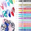 Nail Graffiti Pen 3pcs Set 3D Nail Art Painting Pen Three-In-One Nail Oil Glue Pen DIY Nail Art Can Draw Favorite Patterns 240106