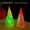 1pc Multicolored Crystal LED Night Light, Christmas Tree Night Light