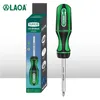 LAOA 10 in 1 Ratchet Screwdriver set 48T 20Nm Aluminum rod With 10pcs S2 bits Screw Driver Tools kit 240108