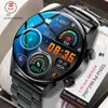 Watches LIGE NFC Man Smart Watch AMOLED HD Screen Always On Display Fitness Tracker Bluetooth Call Waterproof Android IOS Smartwatch Men