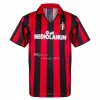 1990 1993 1994 Gullit Rijkaard retro camisas de futebol van Basten Rijkaard 1988 1989 Baresi Milan Maldini casa fora ac camisas de futebol clássicas vintage