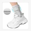 1 Pc Adjustable Compression Ankle Support Women Men Strong Lace Up Foot Stabilizer for Running Basketball Sports Safety 240108