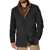 Herrenjacken Herren Slim Fit Trenchcoat Vintage-Stil Outwear Langarmjacke Klassisches Revers Perfekt für Herbst und Urlaub