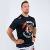 Algodão de secagem rápida acampamento pesca respirável mma thai clube treinamento boxe S-4XL tamanho casual estilo esportivo