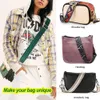 Sangle de sac en nylon et coton pour femmes, sangles colorées pour bandoulière, accessoires d'épaule, ceintures réglables, sac à main 240108