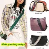 Nayloncotton çanta kayışları kadınlar için renkli kayışlar crossbody messenger aksesuarları ayarlanabilir kemerler çanta 240108