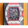 R i c h a rmens watch superclone aaa механические часы Milles rm 011 11-03 01GU хронограф gmt скелетон dail wrsitwatches сапфировая зеркальная поверхность с защитой от царапин G6C0