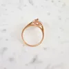 Clusterringen HOYON 14k Rose Goud Kleur Peervormige Diamanten Ring voor Dames Anillos De Peridot Bizuteria Bruiloft Gem Waterdruppel Sieraden