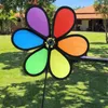 Garden Decorations Pinwheel Flower Windmill 1pc Colorful Cute Gifts Fabric Wind Spinner Decoration Supplies