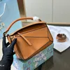 Borsa a mano in pelle con pochette di marca borsa a tracolla di grande capacità borsa da donna moda tracolla in metallo messenger borsa casual