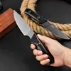 Knife BM 15600 Raghorn Fixed Blade EDC HUNTER Knives D2 Stonewashed Blade Survival Tactical Combat Knife Camping Self Defense Tools