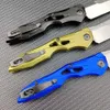 Nóż huaao 7650 edc kieszonkowy nóż aluminium/PEI Uchwyt samozabilny taktyczne narzędzia przenośne kempingowe noże