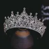 Headpieces New Super Flash Rhinestone Bridal Crown with Makeup Photography Dress Wedding Dress Birthday Crown Sample Accessories Wholesale TS