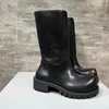 Waytt Botas en cuir à gros orteils faits à la main pour hommes