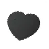 Jewelry Pouches 50pcs Paper 7.2x7.7cm Heart Shape Necklace Display Card For DIY Bracelets Earrings Packaging Supplies Small Businesses