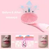 Ultrasonic Electric Silicone Cleanser Brush Rechargeble Face Massager Vibrator Skin Care Tools Clean Instrument 240106