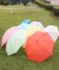 Parapluie transparent à long manche, décoration de mariage, spectacle de danse, parapluies transparents en PVC, simplicité élégante, parapluies automatiques E7631190