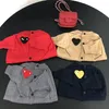 Dog Clothing Winter New Luxury Designer Love labeling dog Sweater Cardigan Schnauzer Cat Red Grey Navy Khaki Pet Sweater Cardigan