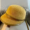 Designer hat temperament fisherman hat women's autumn and winter versatile display face small basin hat decoration