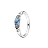 designer luxury rings Panjiadora Platinum 925 Silver Plated Series Blue Star Ring Simple and Fashionable Diy Jewelry Accessories