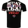 Vszap Thai-Wettkampftraining Thailand Kampfsport MMA Kurzarm-T-Shirt Boxanzug Fiess Herren