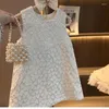 Flickaklänningar flickors sundress prinsessklänning 2024 mode vår sommar barns flickor franska