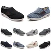 2024 Designer Sapatos de esportes casuais tênis de caminhada plana moda masculino homem preto azul cinza tênis de tênis bege tênis tênis grande tamanho 36-53 gai