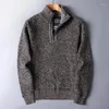 Maglioni maschili peluche e pullover maglione addensati per la maglia sciolta invernale autunnale