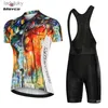 Cykeltröja sätter Mieyco Summer Jumpsuit Cycling Jersey Set Women's Cycling Clothing Road Bike Gel Shorts Mountain Bike T-Shirt Team Clothl240108